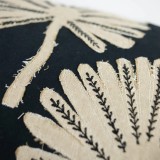PHO CUSHION COVER PALM COTTON BLACK 70     - CUSHIONS
